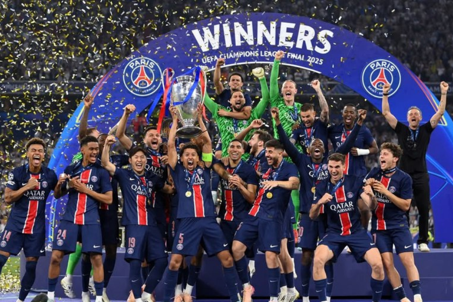 PSG é campeão da Champions League.