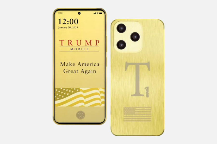 Trump Mobile lança plano “The 47” e celular T1 dourado feito nos EUA. Será que vale a pena pagar caro pra ter um “Trumpfone”?